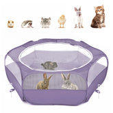 Pawaboo small animals playpen unfolded – spacious indoor/outdoor enclosure for chicks and small pets.