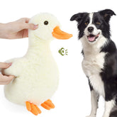 Pawaboo Squeak Plush Duck Dog Toy full 12-inch plush for fetch