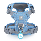 Pawaii No Pull Dog Harness with front O-ring and handle for controlled walking.