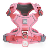 Pawaii no pull dog harness front view with secure no-pull design for calm walks.