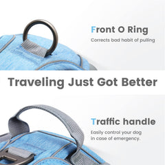 Pawaii No Pull Harness reflective strips for safer night walks.