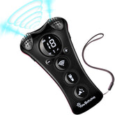 PawBehave ultrasonic dog bark deterrent front view with 10-level settings for tailored training.