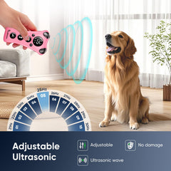 PawBehave ultrasonic dog bark deterrent handheld-use highlights ergonomic grip for quick corrections
