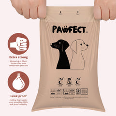 Pawfect unscented large bags 13x9 inches during a park stroll.