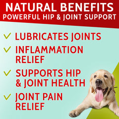 PAWFECTCHEW hip joint chews closeup emphasizes mobility support.
