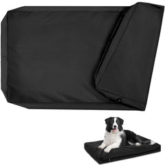 PAWFINITY waterproof dog bed cover in durable Oxford fabric protects against spills and wear.