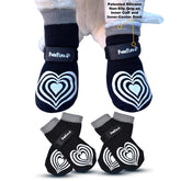 PawFlex medical therapeutic dog socks closeup cuff with non-slip grip for secure fit