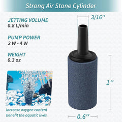 Pawfly nano-pump compatible air stone ensures efficient aeration in nano setups.