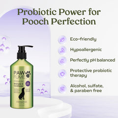 PAWFUME Royal Lavanda acondicionador pote: desenreda y aporta brillo natural.