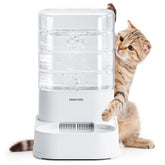 PAWGETHER gravity water dispenser full setup for cats and small dogs