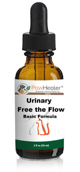 PawHealer bladder remedy bottle-pour aids easy dosing for cats and small dogs.
