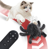 Pawingcat horror spider remote-control front view showcases interactive play, boosting indoor activity