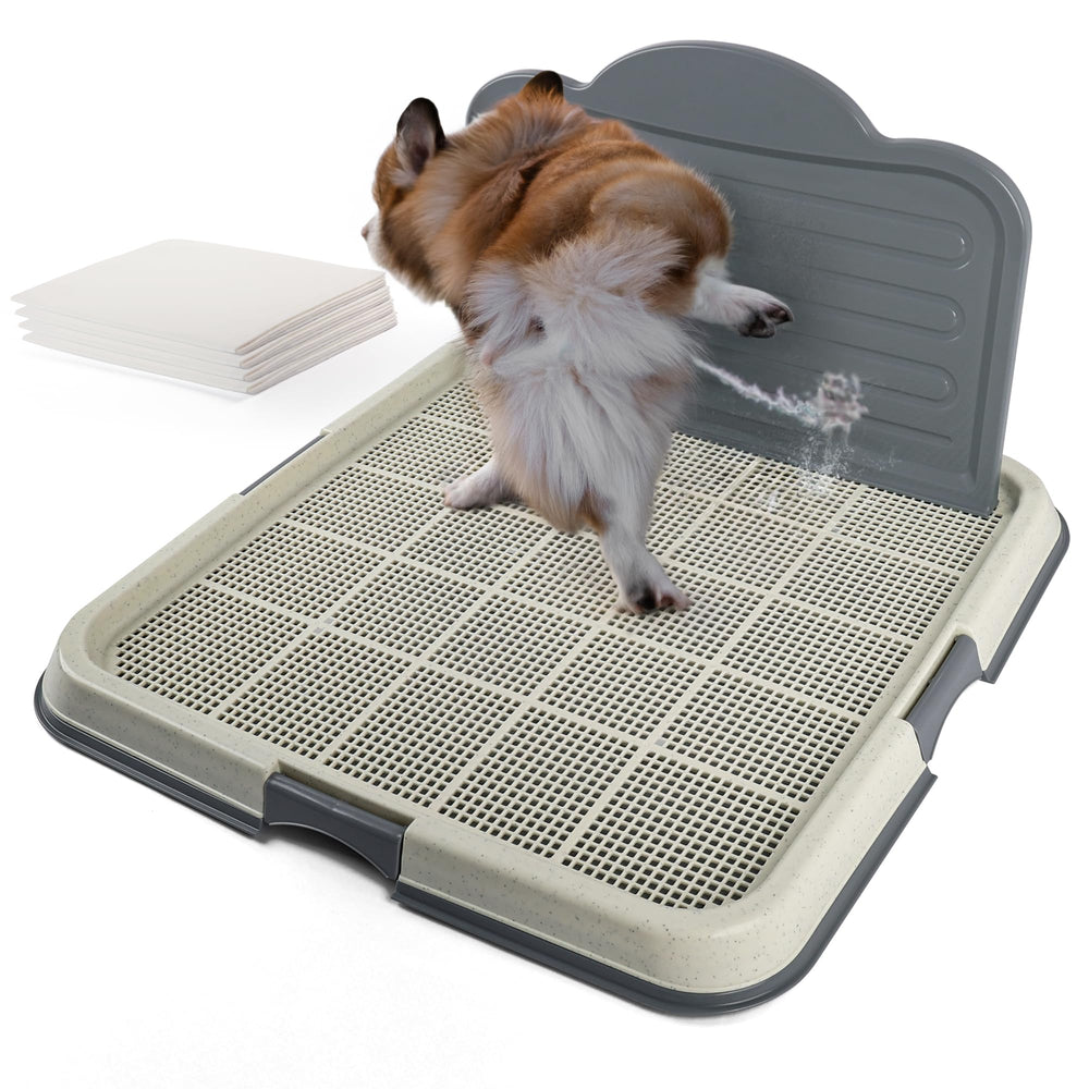 PAWISE male dog pee pad holder front view for stable indoor potty station