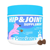 PAWIZON Advanced Hip and Joint Chews bottle for improved dog mobility.