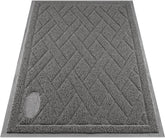 Pawkin Cat Litter Mat with Litter Lock Mesh traps litter, keeping floors clean.