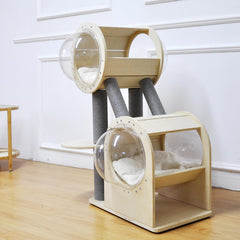 PawlaBay cat tree scratching posts promote healthy play and claw strength.