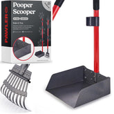 Pawler Pooper Scooper long handle enables easy, comfortable yard cleanup.