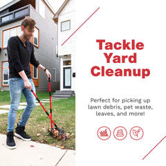 Pawler Pooper Scooper multi-surface use on grass, dirt, and gravel.