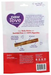 PawLove bully dog chew closeup highlights natural grass-fed flavor enhancing chewing satisfaction