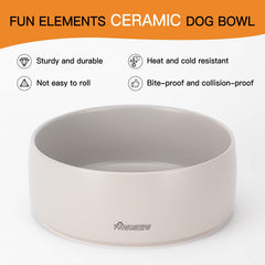 PawMeow spill-resistant design shown from the side for stable feeding.