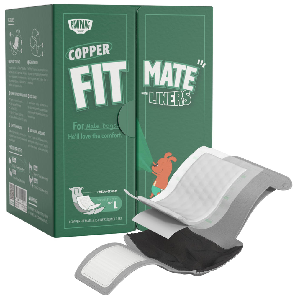 PAWPANG Copper Fit Mate wrap closeup showing secure fit and leak prevention
