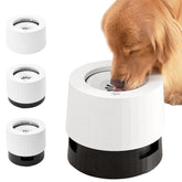 Pawque raised 95oz water bowl base showing heavy stability with non-slip pads