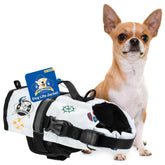Paws Aboard dog life jacket XXSmall fit keeps tiny dogs buoyant and comfy on shore and in water