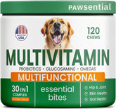 Pawsential glucosamine chews bottle supports joint comfort and mobility for dogs