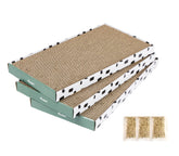 PAWSFANS cat-scratcher-box-3pcs shows durable scratch pads with included boxes for tidy setup.