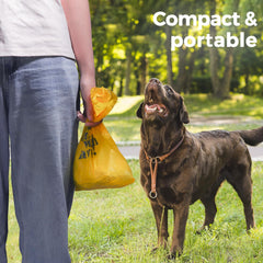 PAWSHOLIC corn starch-based bags offering eco-friendly waste disposal.