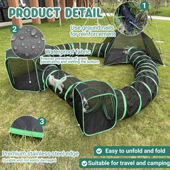 Pawtenda cat camp durable materials resisting weather