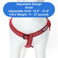 Pawtitas Reflective Step-in Harness adjustable straps ensure snug comfy fit