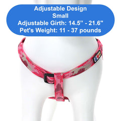 Pawtitas small dog harness vest offers secure, comfortable fit for tiny breeds.