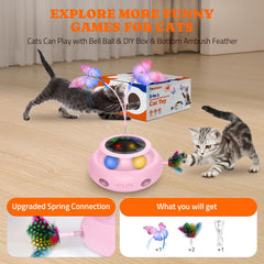 Pawtners cat toy LED light detail for illuminated sessions