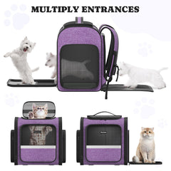 Pawtners entry openings show multiple access points for pets.