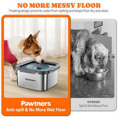 Pawtners filtered system with activated carbon filter for fresher water