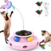Pawtners interactive cat toy butterfly with bright visuals for engaging indoor play