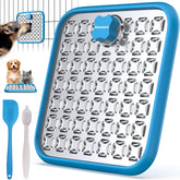 Pawtners lick mat stainless steel large 9x9 area for slow feeding