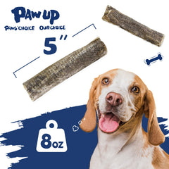 PAWUP cod skins crunchy slices invite dogs to chew for dental-friendly fun.