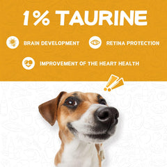 PAWUP stress-relief chew imagery suggesting calming comfort for anxious dogs.