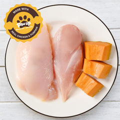 PAWUP taurine-added dog treats support brain and heart wellness during play