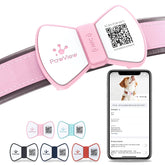 PawView pink bowtie tag front view adds style and secure pet ID.