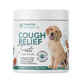 PawVital dog cough chews with real chicken provide a tasty, natural respiratory support option.