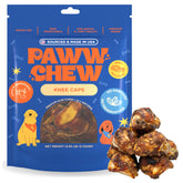 PAWW CHEW knee caps pack shot shows a long-lasting chew for aggressive chewers