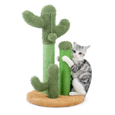 PAWZ Road cat scratching post cactus with 3 poles offers sturdy scratching and decor-friendly appeal.