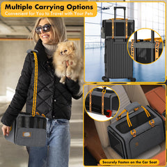 PAWZIDEA 360° ventilation panels keep pets calm with ample airflow
