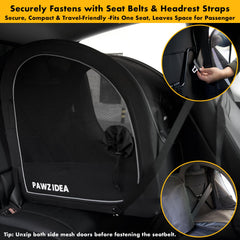 PAWZIDEA dog-access-feeding-window emphasizing multiple entry points and convenient feeding