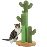 PAWZ Road cactus scratcher with three posts and durable sisal for scratches