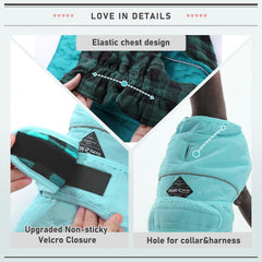 PAWZ Road reversible-style coat offers two looks for indoor comfort and outdoor activity.