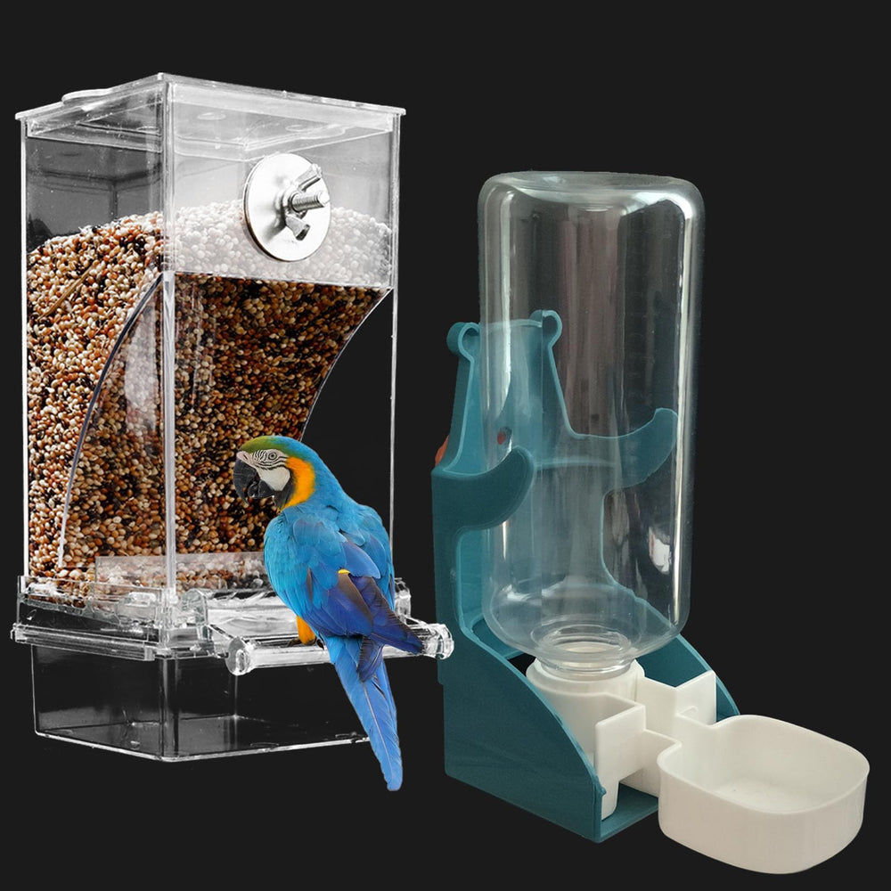 Paxlkuao No Mess Bird Feeder Drawer for tidy cage maintenance